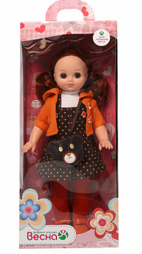 Кукла детская Весна Лиза Оранжевое настроение 42 см