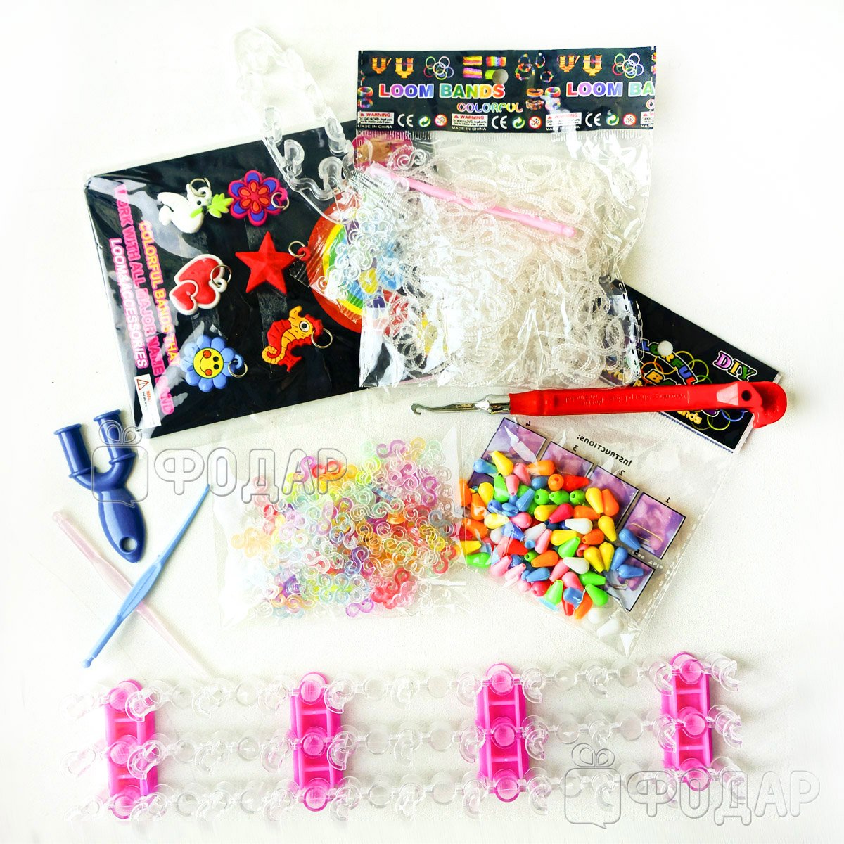 5-ти этажный набор на 40 тысяч резинок Loom Bands 5-ти этажный набор на 40 тысяч резинок Loom Bands