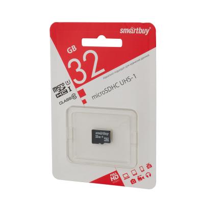 Карта памяти Smartbuy 32GB Class 10 micro SDHC без адаптера