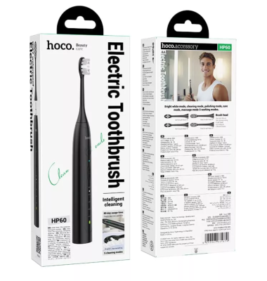 Электрическая зубная щетка Hoco HP60 1200mAh черная