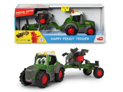 Игрушка Dickie Toys Трактор Happy Fendt с ворошилкой для сена 30 см