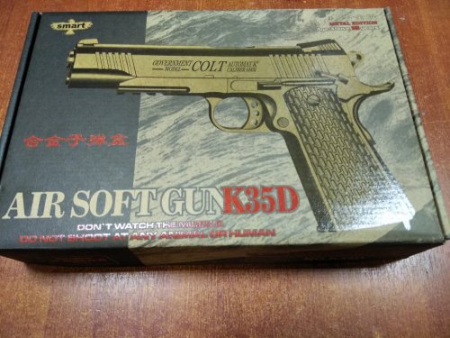 Пистолет детский металлический Colt K35D