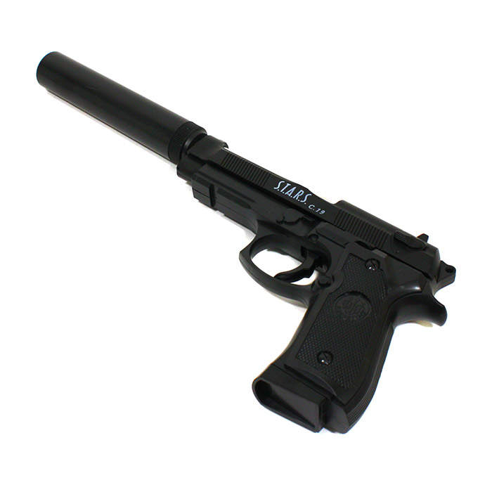 Металлический пистолет для страйкбола C19+.