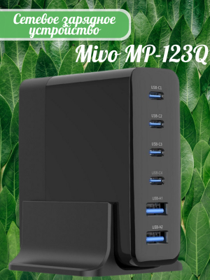 Сетевое зарядное устройство Mivo MP-123Q