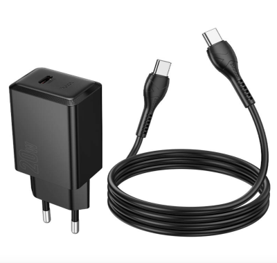 СЗУ Блок Hoco N68 + кабель Type-C Type-C черный