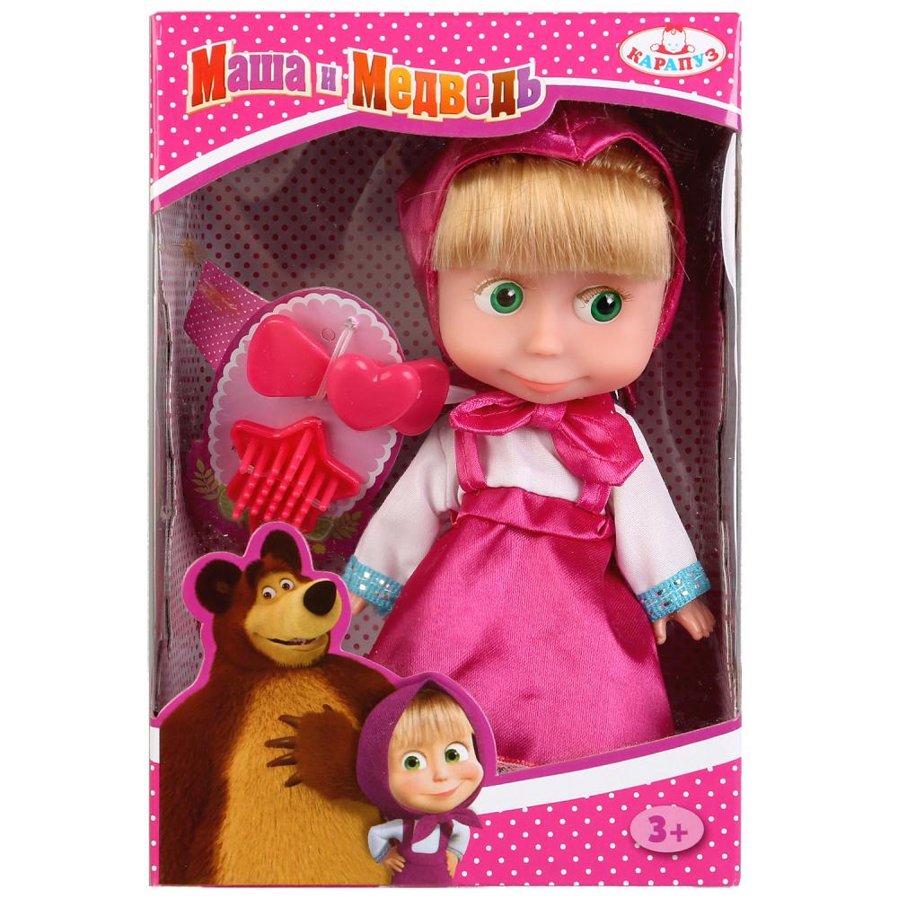 Кукла детская Маша и Медведь Маша 15 см с аксессуарами