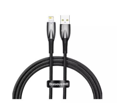 Кабель Baseus Glimmer CADH000201 USB/Lightning 1 м, черный