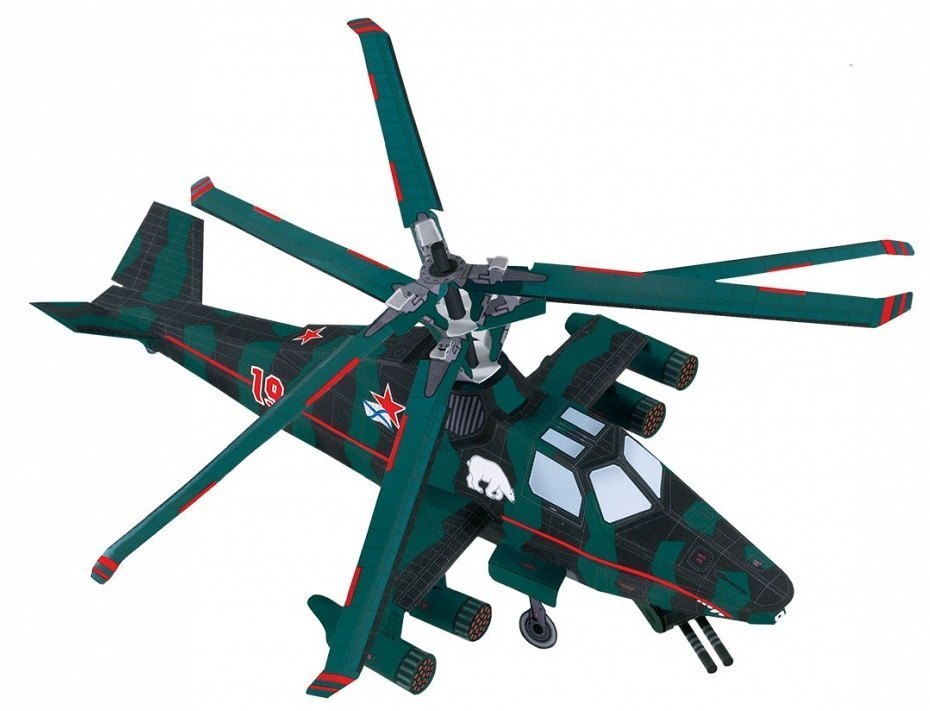 Сборная модель Вертолет Медведь УмБум
