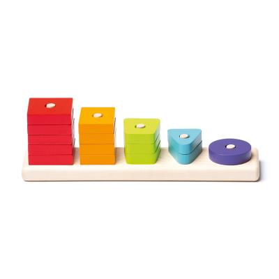 Сортер Геометрические фигуры 1, 15 деталей, Cubika, 15320/LSG-1