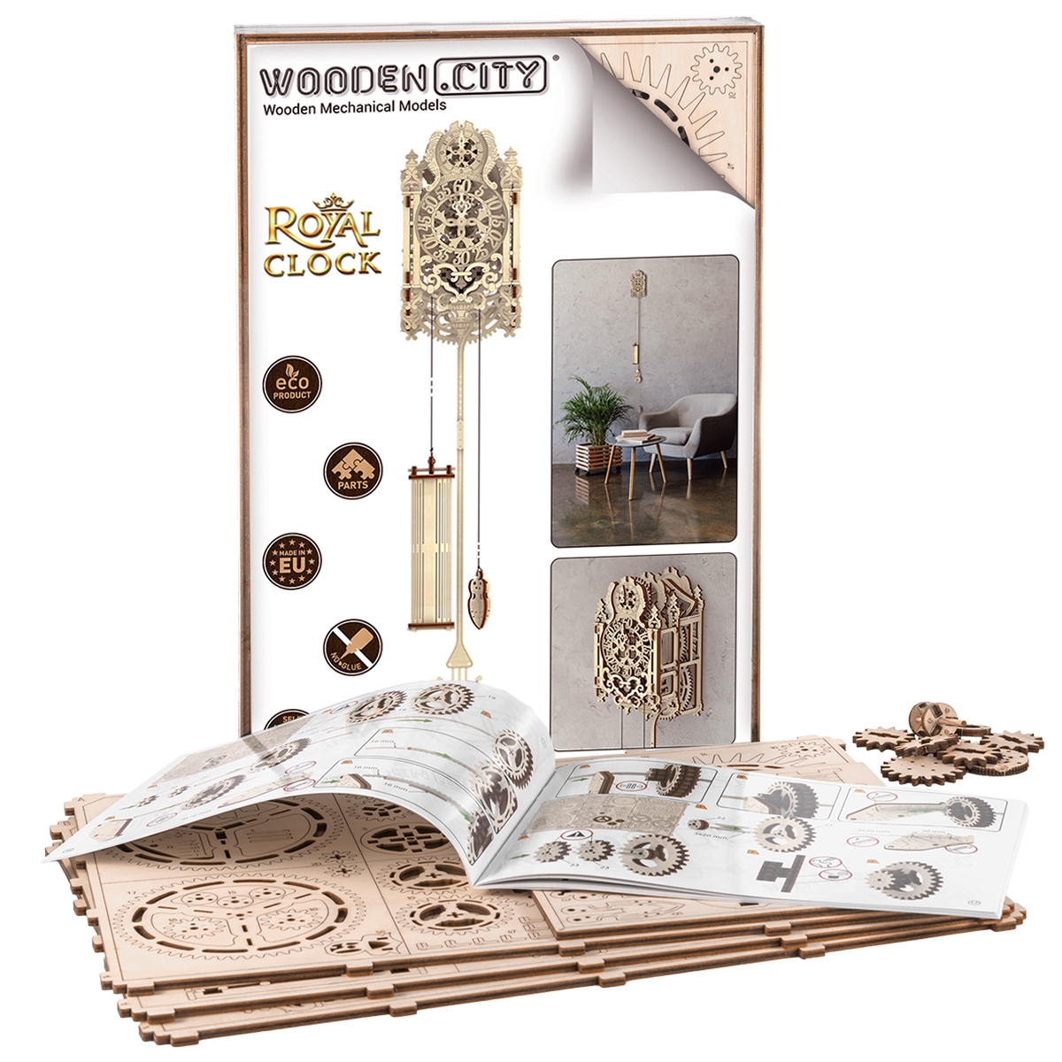 Модель для конструирования WoodenCity Королевские часы