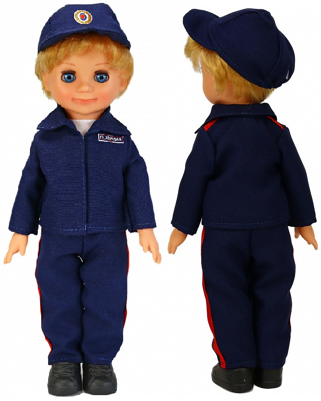 Кукла детская Весна Полицейский, 30 см