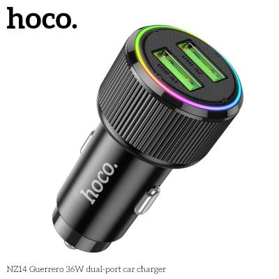Автомобильная зарядка Hoco NZ14 36W черный