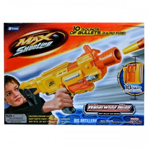 Бластер Max Shooting с мягкими патронами и мишенью  323-1 Бластер Max Shooting с мягкими патронами и мишенью  323-1