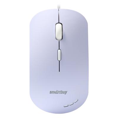 Мышь проводная беззвучная с подсветкой Smartbuy SBM-288-V сиреневая