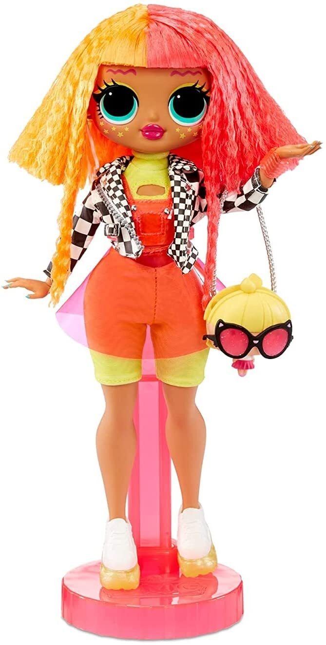Кукла L.O.L. Surprise! LOL OMG Fashion Doll Series 1 Remake NEONLICIOUS - Кукла ЛОЛ ОМГ Серия 1 Ремейк Неонлишес c 20 сюрпризами