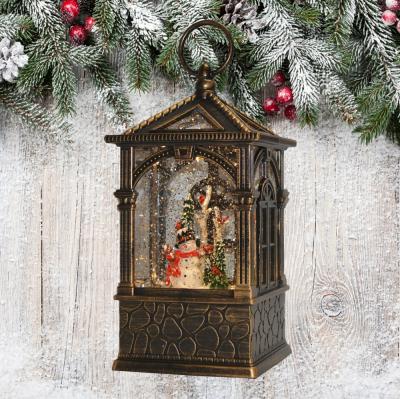 Фонарь LED AZ2024-459 с новогодней композицией музыкальный WDL-24070B