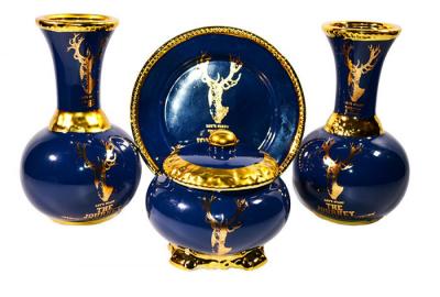 Подарочный набор Блюдо, 2 вазы, сахарница Z002 4 предмета